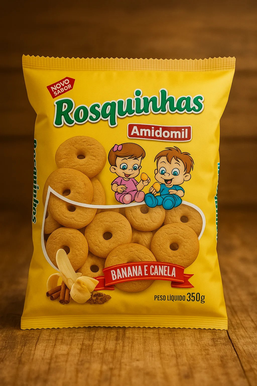Rosquinhas Banana com Canela